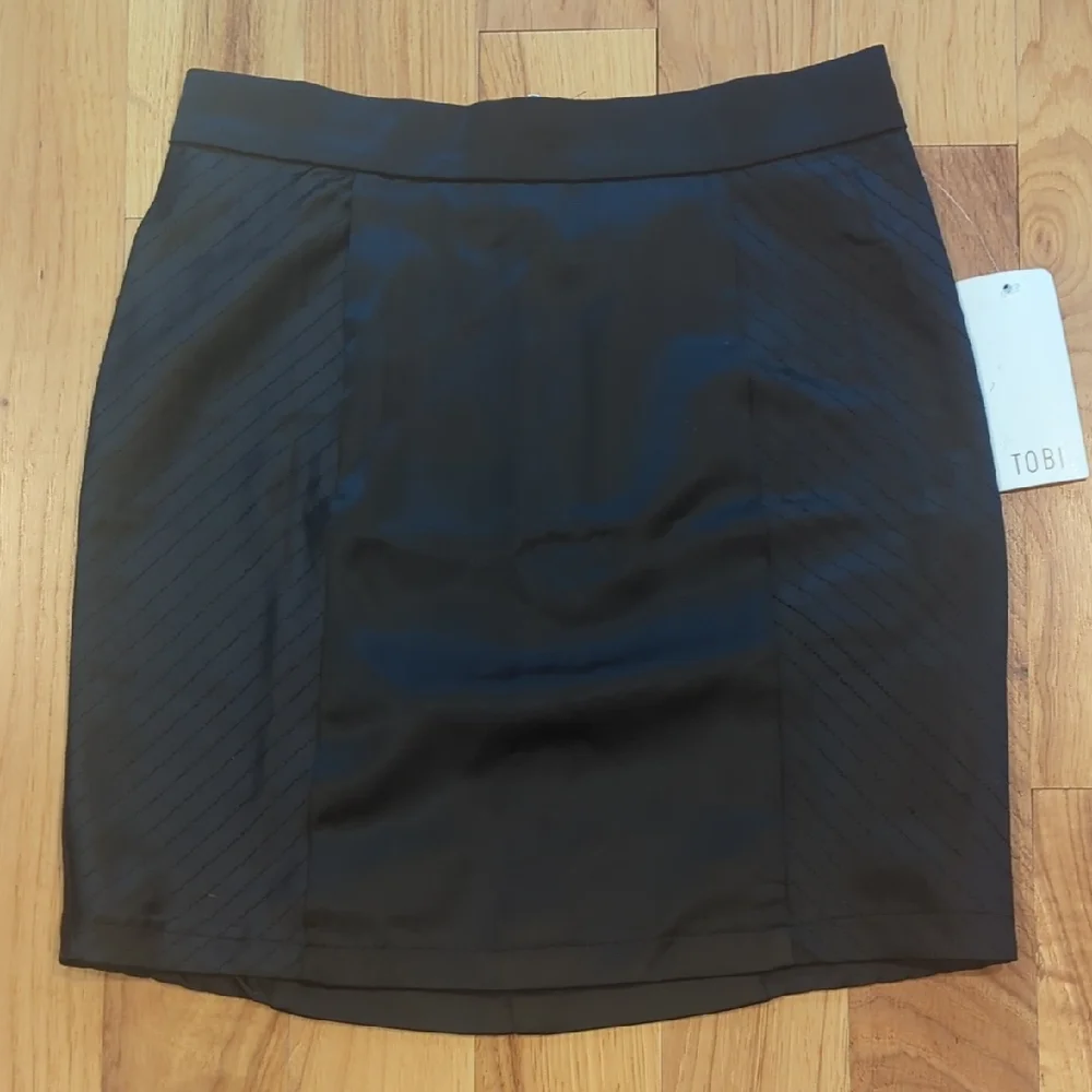 Tobi Elegant Black Pencil Skirt - Picture 1 of 6